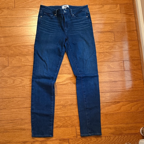 👖PAIGE: Dark Blue Skinny Jeans - Picture 5 of 9